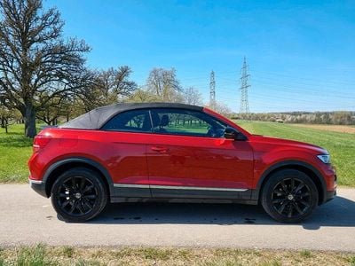 Gebraucht VW T-Roc Cabriolet Style 110 PS (80 kW) 2021 Rot Cabrio