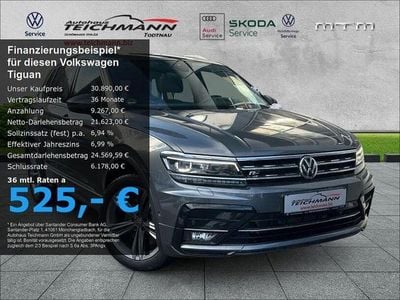 Indiumgrau metallic Gebraucht 2020 VW Tiguan Highline SUV | 30.890 € (Superpreis)