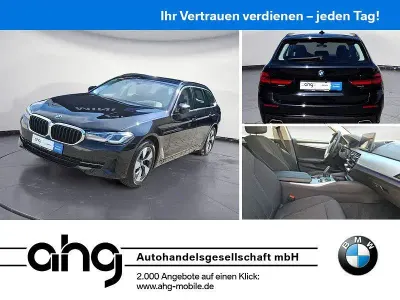 Brugt BMW 520 190 HK (139 kW) 2022 Sort Stationcar