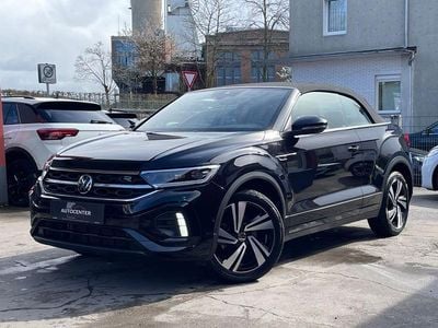 Gebraucht VW T-Roc Cabriolet R-line 150 PS (110 kW) 2022 Schwarz Cabrio