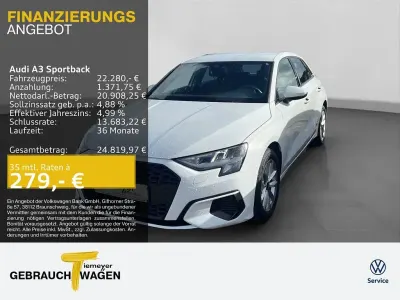 Brugt Audi A3 Business 110 HK (80 kW) 2023 Hvid Sedan