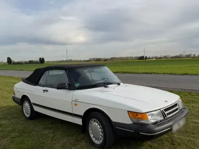 Gebraucht Saab 900 Cabriolet 126 PS (92 kW) 1989 Weiß Cabrio