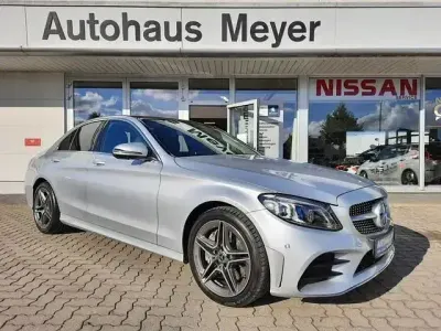 Usata Mercedes C400 AMG line 333 CV (244 kW) 2019 Argento Berlina