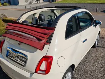 Second-hand Fiat 500C Lounge 69 CP (50 kW) 2015 Alb Cabrio