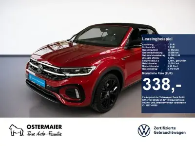 Brugt VW T-Roc Cabriolet R-line 150 HK (110 kW) 2025 Rød Cabriolet