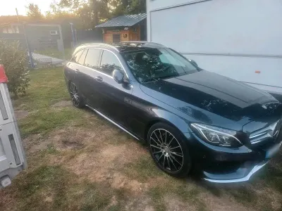Gebraucht Mercedes C220 AMG line 2015 Grau Kombi
