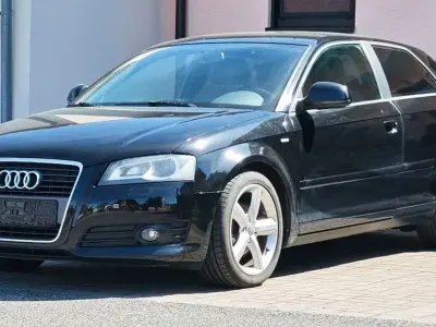 Gebraucht Audi A3 S-Line 125 PS (91 kW) 2009 Schwarz Kleinwagen