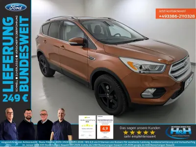 Gebraucht Ford Kuga Titanium 150 PS (110 kW) 2017 Torinobraun metalli SUV