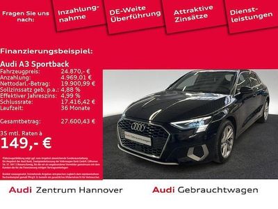 Mythosschwarz metallic Gebraucht 2023 Audi A3 Sportback e-tron Advanced Plus Kleinwagen | 24.650 € (Fairer Preis)