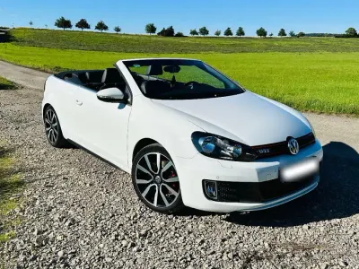 Gebraucht VW Golf Cabriolet GTI 211 PS (155 kW) 2015 Weiß Cabrio