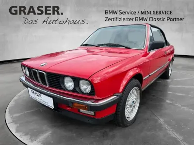 Gebraucht BMW 325 Cabriolet Sport Line 170 PS (125 kW) 1987 Rot Cabrio