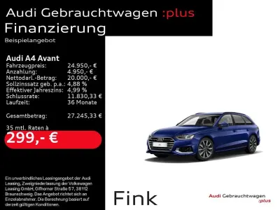 Używany Audi A4 Ambiente 150 KM (110 kW) 2022 Niebieski Kombi