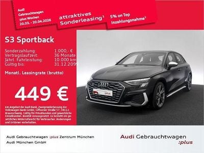 Gebraucht Audi S3 Sport 310 PS (228 kW) 2024 Mythosschwarz metallic Limousine