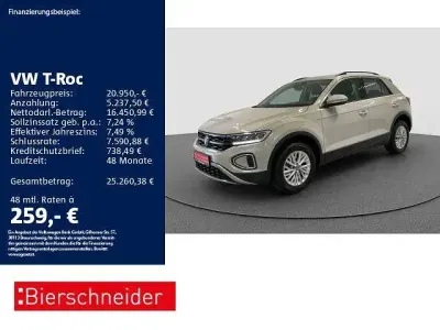 Gebraucht VW T-Roc Life 150 PS (110 kW) 2023 Grau SUV