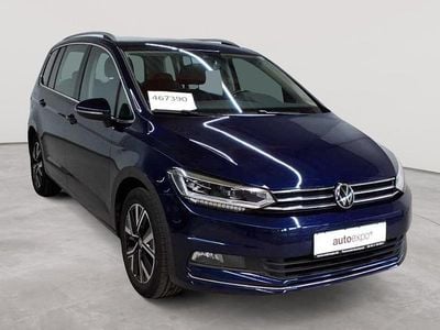 Gebraucht VW Touran Highline 150 PS (110 kW) 2020 Atlantic blue metallic Van / Kleinbus
