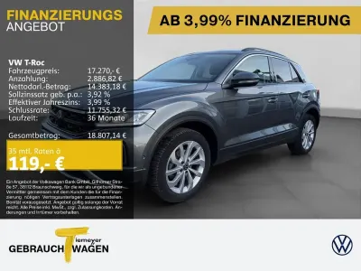 Second-hand VW T-Roc Life 110 CP (80 kW) 2023 Gri SUV