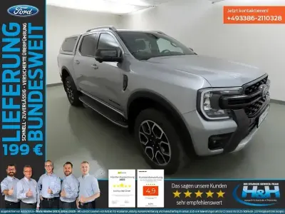 Gebraucht Ford Ranger Wildtrack 241 PS (177 kW) 2024 Silber (metallic) Pickup