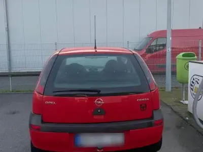 Gebraucht Opel Corsa 2002 Rot Kleinwagen