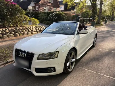 Gebraucht Audi A5 Cabriolet S-Line 239 PS (175 kW) 2010 Weiß Cabrio