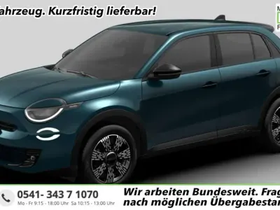 Neu Fiat 600 Icon 110 PS (80 kW) 2026 Mare grün metallic SUV