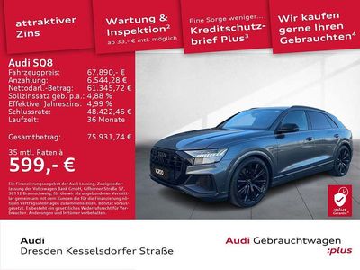 Gebraucht Audi SQ8 Ambiente 507 PS (372 kW) 2022 Daytonagrau perleffekt SUV