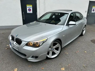 Brugt BMW 525 M Sport 197 HK (144 kW) 2009 Sølv Sedan
