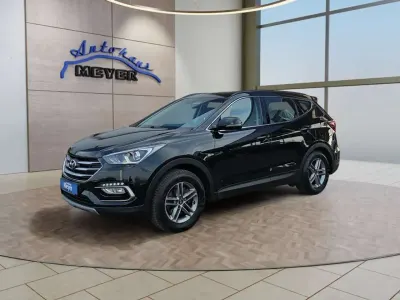 Gebraucht Hyundai Santa Fe 188 PS (138 kW) 2018 Phantom black / mic SUV