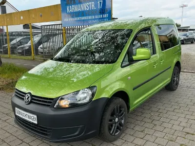 Gebraucht VW Caddy 75 PS (55 kW) 2013 Grün Van / Kleinbus