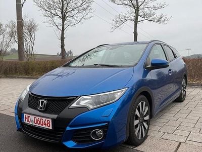 Second-hand Honda Civic Elegance 141 CP (103 kW) 2015 Albastru Break