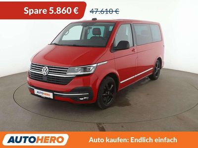 Second-hand VW Multivan Generation Six 204 CP (150 kW) 2022 Roșu Monovolum