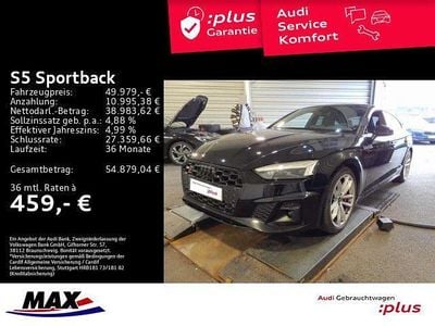 Gebraucht Audi S5 Sportback Sport 341 PS (250 kW) 2023 Mythosschwarz metallic (metallic) Kleinwagen