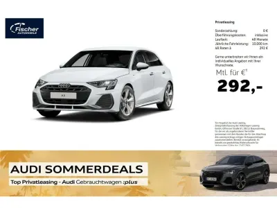 Gebraucht Audi A3 S-Line 150 PS (110 kW) 2025 Gletscherweiß metallic Limousine