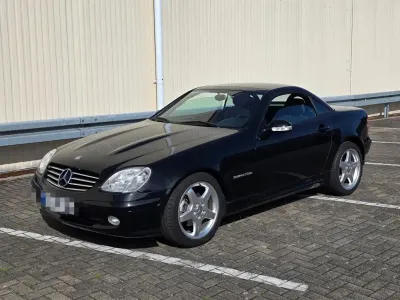 Gebraucht Mercedes SLK200 163 PS (119 kW) 2002 Schwarz Cabrio