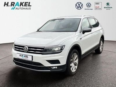 Gebraucht VW Tiguan Allspace Highline 200 PS (147 kW) 2021 Weiß SUV