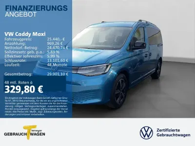 Gebraucht VW Caddy Style 122 PS (89 kW) 2022 Blau Van / Kleinbus