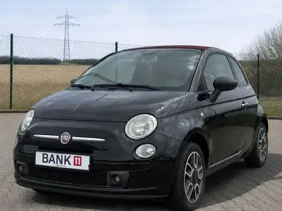 Gebraucht Fiat 500 Pop 69 PS (50 kW) 2010 Schwarz Cabrio