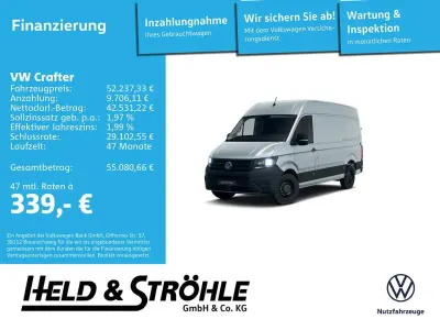 Nowe VW Crafter 140 KM (102 kW) 2026 Srebrny Van