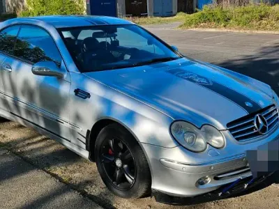 Używany Mercedes CLK240 170 KM (125 kW) 2002 Szary Coupe