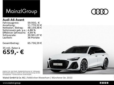 Weiß Gebraucht 2025 Audi A6 S-Line Kombi | 59.930 € (Teuer)