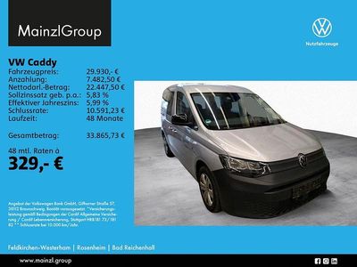 Gebraucht VW Caddy Basis 122 PS (89 kW) 2021 Reflexsilber metallic Van / Kleinbus