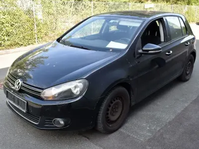 Gebraucht VW Golf VI Highline 122 PS (89 kW) 2009 Schwarz Kleinwagen