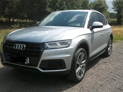 Käytetty Audi Q5 S-Line 252 HP (185 kW) 2018 Hopea Katumaasturi
