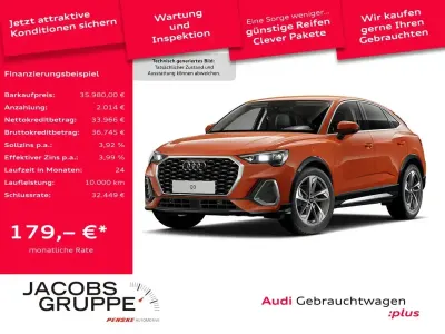 Gebraucht Audi Q3 Sportback S-Line 110 PS (80 kW) 2025 Orange SUV