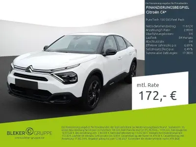 Gebraucht Citroën C4 Feel 131 PS (96 kW) 2023 Weiß Limousine