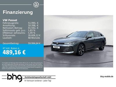 Neu VW Passat Business 150 PS (110 kW) 2025 Diabasgrau metallic Kombi