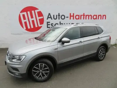 Gebraucht VW Tiguan Allspace Comfortline 200 PS (147 kW) 2021 Pyrite silver (metallic) SUV