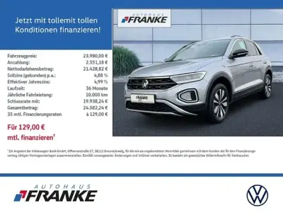 Gebraucht VW T-Roc Goal 116 PS (85 kW) 2025 Pyritsilber metallic SUV