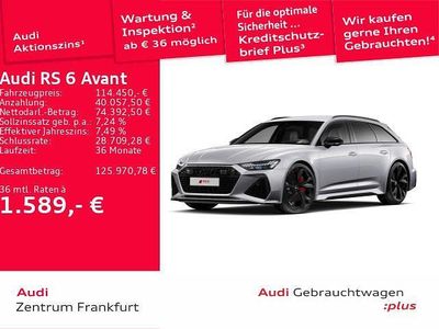 Second-hand Audi RS6 Ambiente 600 CP (441 kW) 2025 Argintiu Break