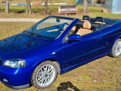 Gebraucht Opel Astra Cabriolet 125 PS (91 kW) 2003 Blau Cabrio