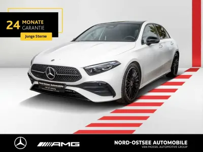 Gebraucht Mercedes A180 AMG 136 PS (100 kW) 2025 Unilack polarweiß Limousine